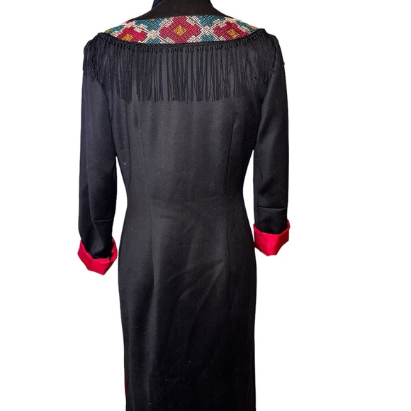 Shanghai Tang Silk & Wool long jacket - Picture 4 of 9